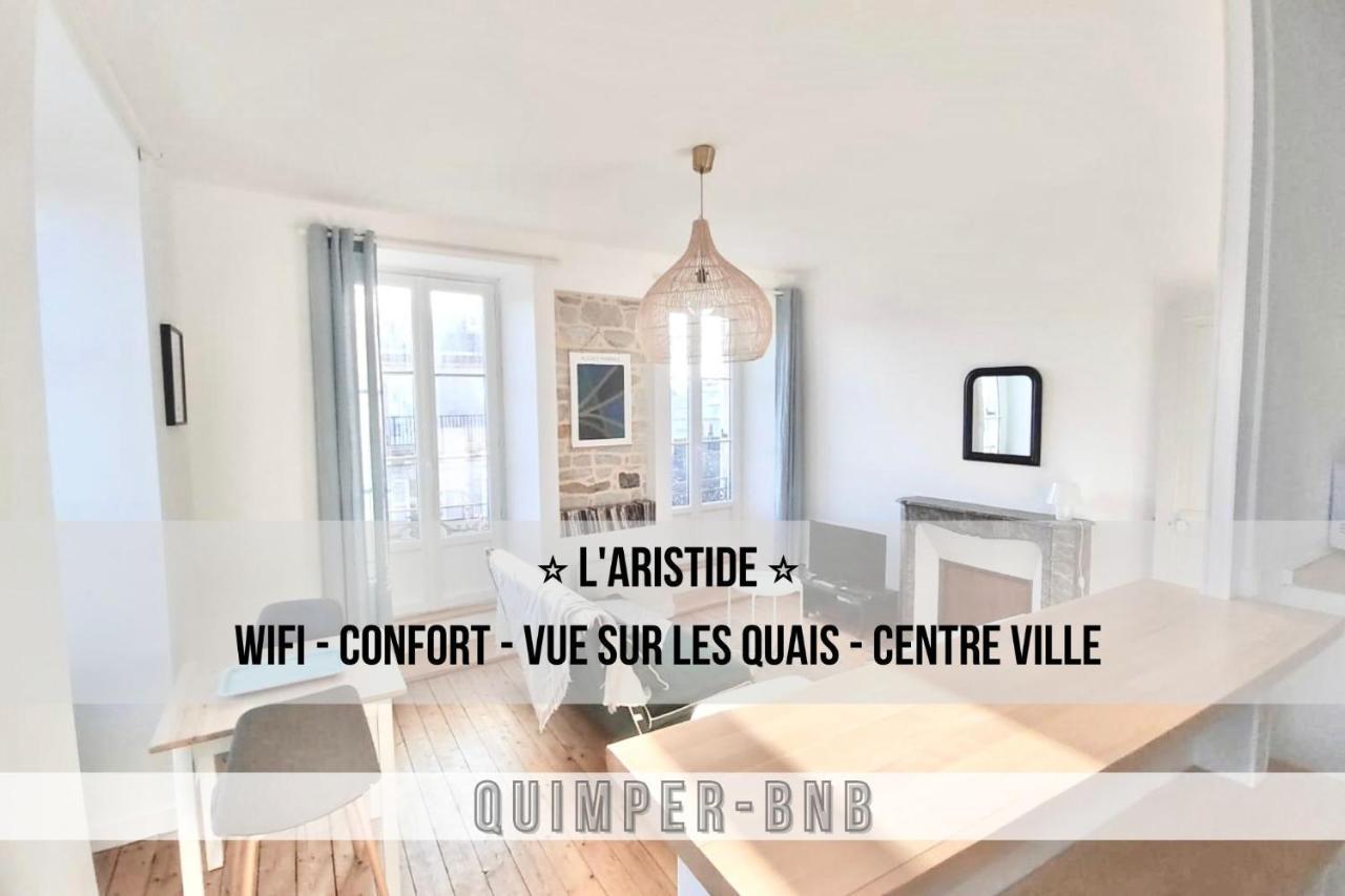 L'Aristide - Entre Gare Et Centre Ville - Vue Sur Les Quais Quimper Dış mekan fotoğraf